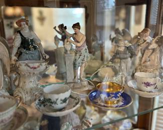 Meissen and Dresden figurines  