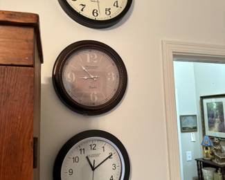 Clocks, clocks and clocks