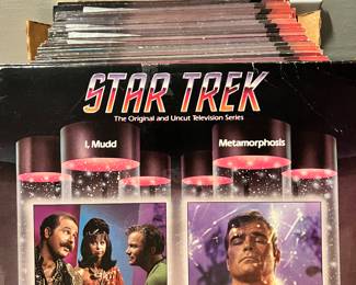 72 episodes of original Star Trek on lazer video discs