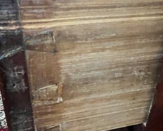 Empire Chest hand cut dovetail detail