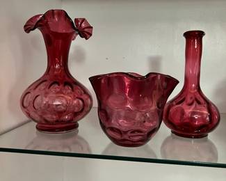 Victorian Cranberry Glass