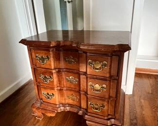 Block Front Chippendale Nightstand 