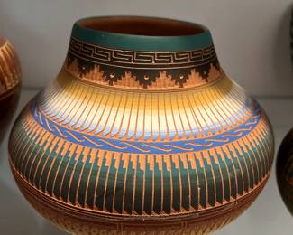 Extra Fine Incised Indian Pottery Bowl