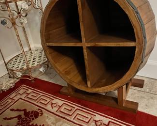 2nd Barrel Wine Rack
