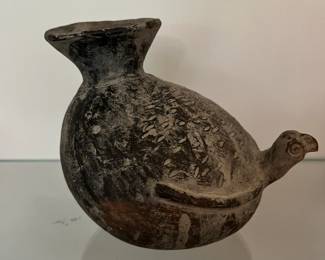 Native American Pottery, Bird Vase
