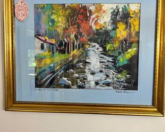 Original Pastel “Cabin on the Cahaba”
