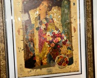 Signed-Numbered Artist Embelished Print
