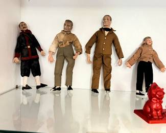 Surplus Handmade Historical Figures from American Village