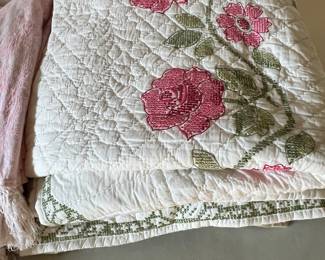 Cross Stitch Handmade Quilt