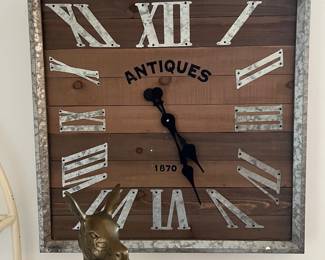 Wood Clock