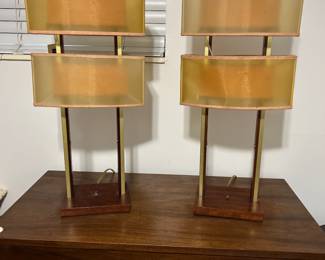 Pair MCM Lamps