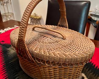 Handmade Basket. See Note Found in Basket next Photo