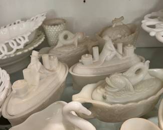 More Victorian Milk Glass