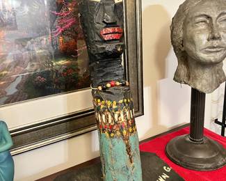 Carved Wood Folk Art