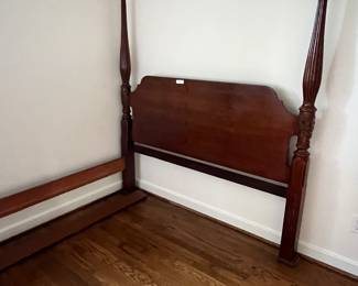 Mahogany Queen Poster Bed