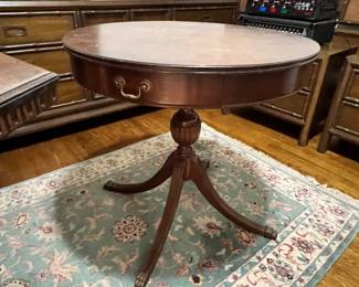 Mahogany Duncan Phyfe Drum Table