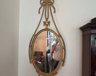 2nd of pair, Adams Gilt Mirrors