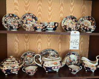 Early 19th C. Royal Crown Derby Imari Tea Service