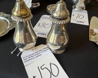 Gorham Sterling Salt and Pepper Shakers