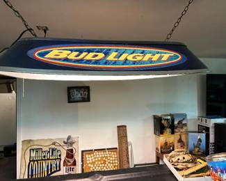 Large Bar Metal Sign