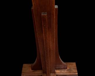 Antique LIMBERT/STICKLEY Style Pedestal #109 with Half Length Corbels