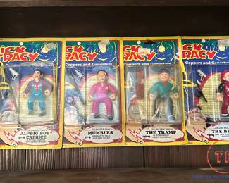 LOT - 14 1990 DICK TRACY Action Figures in Original Packages
