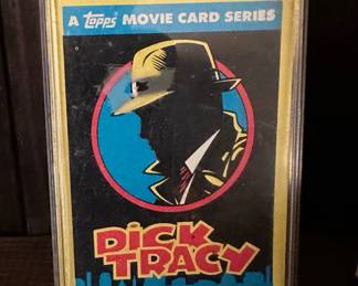LOT - 35 Dick Tracy 1990 Unopened Topps Trading Cards in Original Retail Box with 88 Card (11 Stickers) Set