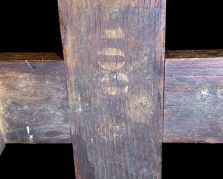 Antique LIMBERT/STICKLEY Style Pedestal #109 with Half Length Corbels