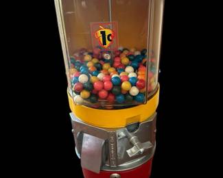 Vintage VENDORAMA 1¢ Tabletop Gumball Machine