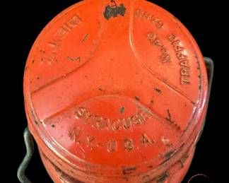 Antique DIETZ No. 40 Red Globe Traffic Gard Lantern