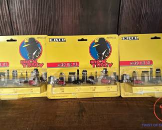LOT - Dick Tracy 1990 ERTL MICRO SIZE Die Cast Cars in Original Packaging
