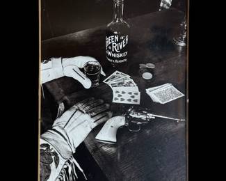 Original Signed Photo "High Stakes at the Buckhorn" by GREGG LEE ALBRACHT