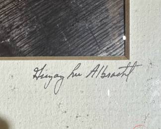 Original Signed Photo "High Stakes at the Buckhorn" by GREGG LEE ALBRACHT