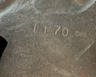 1930's ROBERT EMIG Equestrian Care FARRIER Horse Shoeing Cast Iron Wall Panel