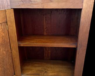 Antique Architectural Salvage Built-In Wall Cabinet