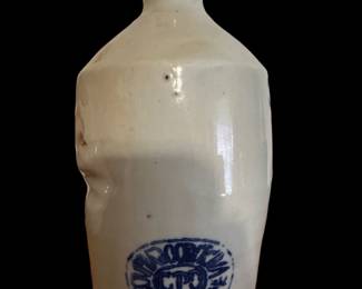 1830's Japanese Soya Soy Porcelain Bottle 