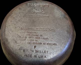 WAGNER Cast Iron Skillets (8" and 10")