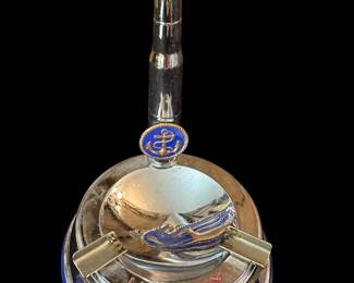 U.S. NAVY Lighter and Ashtray "Mediterranean Cruise 1958-1959"