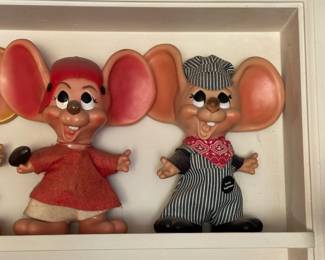 Vintage 1970's HURON PRODUCTS Big Ear Mice Banks