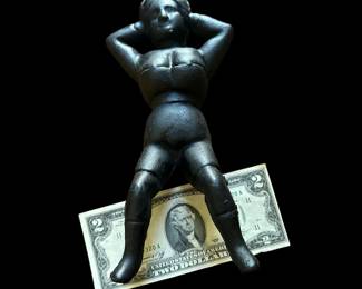 Antique Cast Iron "Naughty Nellie" Boot Jack