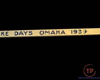 1939 GOLDEN SPIKE DAYS Souvenir Walking Cane