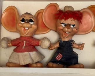 Vintage 1970's HURON PRODUCTS Big Ear Mice Banks