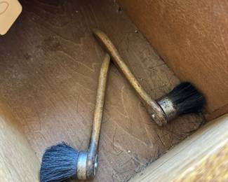 Antique Early 1900's LARKIN CO Arts and Crafts Shoeshine Box Stool