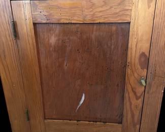 Antique Architectural Salvage Built-In Wall Cabinet