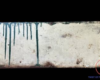 Antique Hand Painted BOND BREAD Metal Advertising Sign