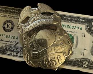 Vintage OMAHA Police Civilian Badge