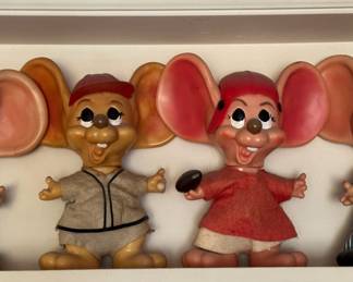 Vintage 1970's HURON PRODUCTS Big Ear Mice Banks