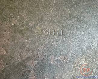 Large Oval Cast Iron Dutch Oven