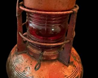 EMBURY NO 40 Traffic Gard Red Globe Lantern