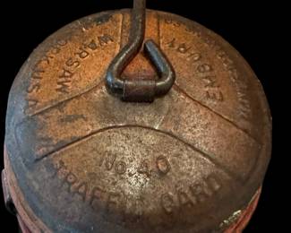 EMBURY NO 40 Traffic Gard Red Globe Lantern